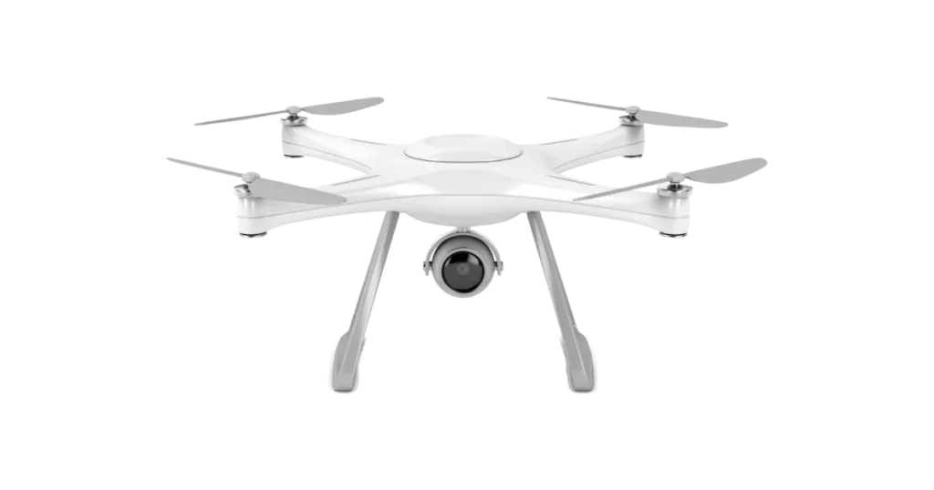 drone white background as an innovation speaker