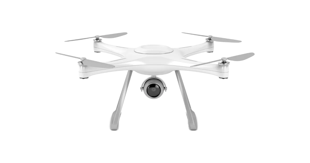 drone white background as an innovation speaker