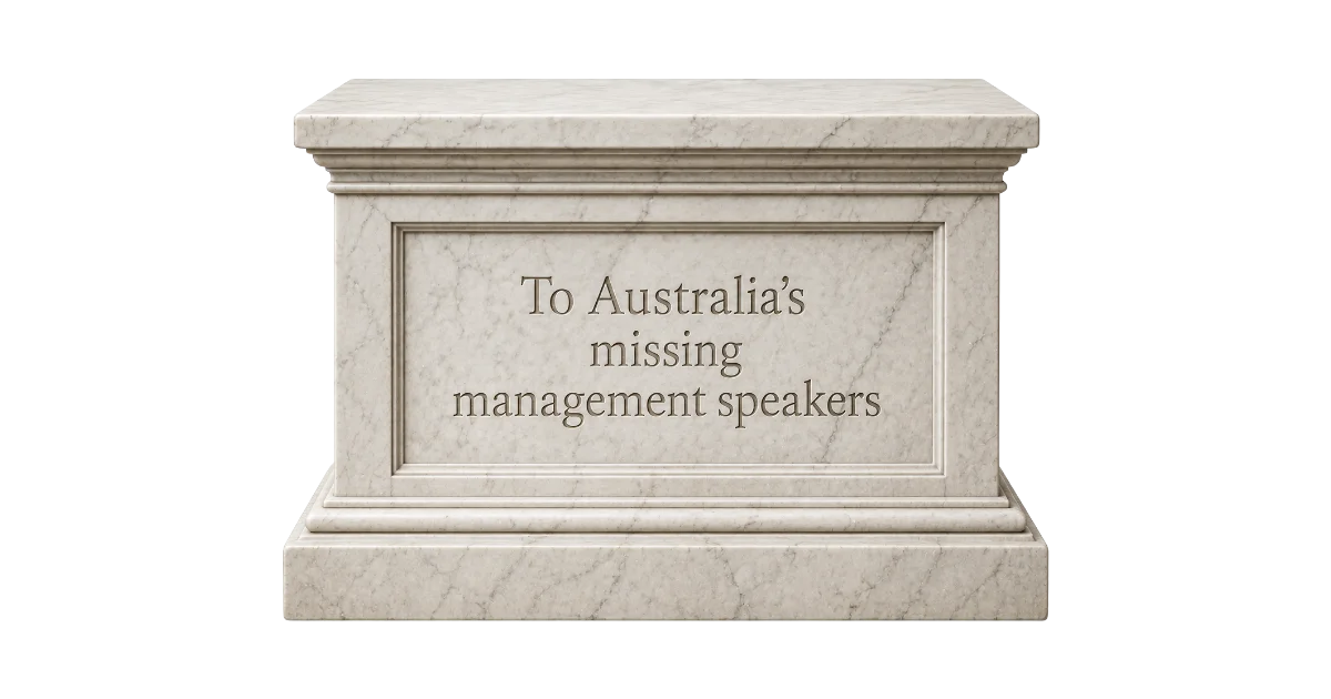 Australian Management Speakers